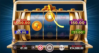 Roaring Treasure animation opening a path to the Bonus Game